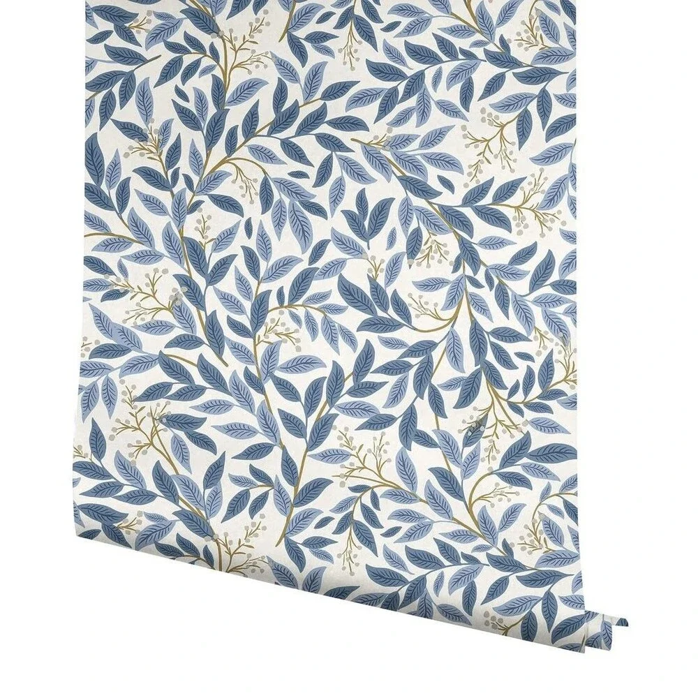 Rifle Paper Co Willowberry Blue 1 New Roll Wallpaper Pattern RF7461 Wall Decor